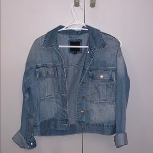 Croped jeans Coat From forever 21